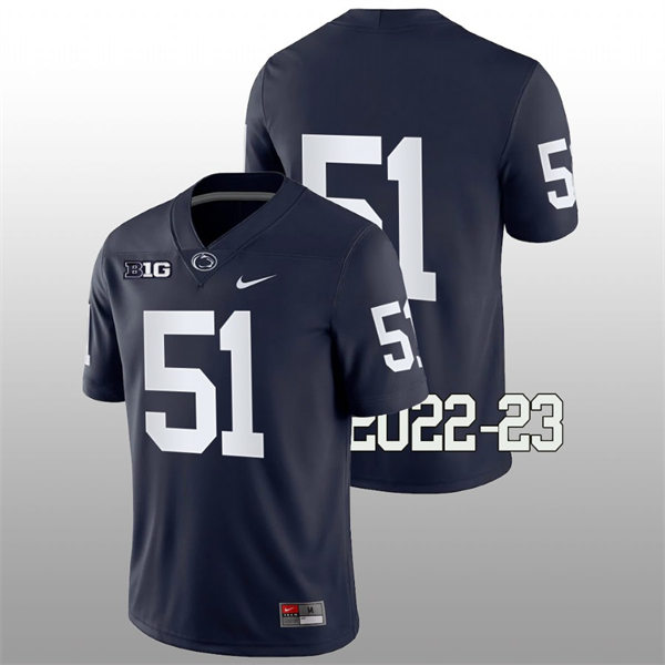 Mens Penn State Nittany Lions #51 Jimmy Christ Nike Navy College Game Football Jersey