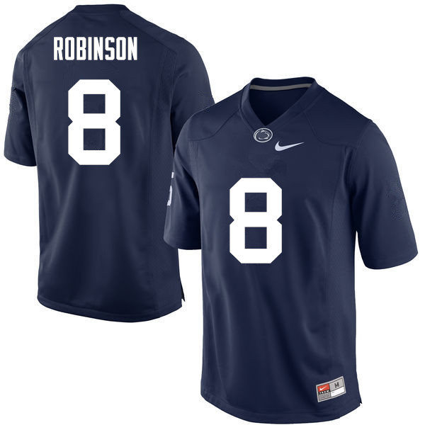 Mens Penn State Nittany Lions #8 Allen Robinson Nike Navy College Game Football Jersey