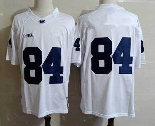 Mens Penn State Nittany Lions #84 Juwan Johnson White Football Jersey  Without Name