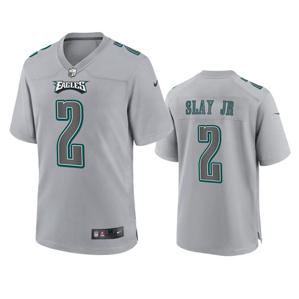Mens Philadelphia Eagles #2 Darius Slay Jr Nike Atmosphere Fashion Game Jersey - Gray