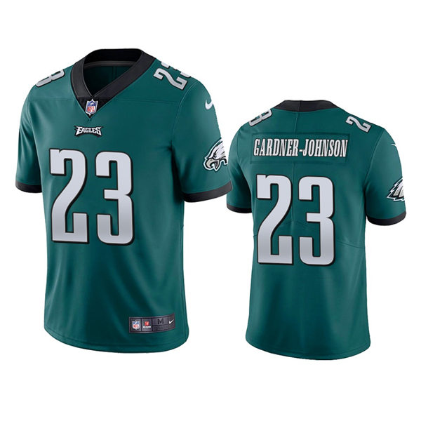 Mens Philadelphia Eagles #23 C.J. Gardner-Johnson Nike Midnight Green Vapor Limited Player Jersey