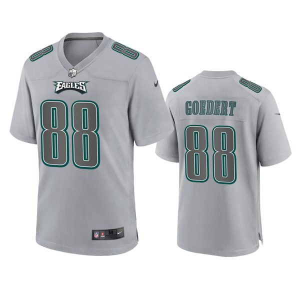 Mens Philadelphia Eagles #88 Dallas Goedert Nike Atmosphere Fashion Game Jersey - Gray