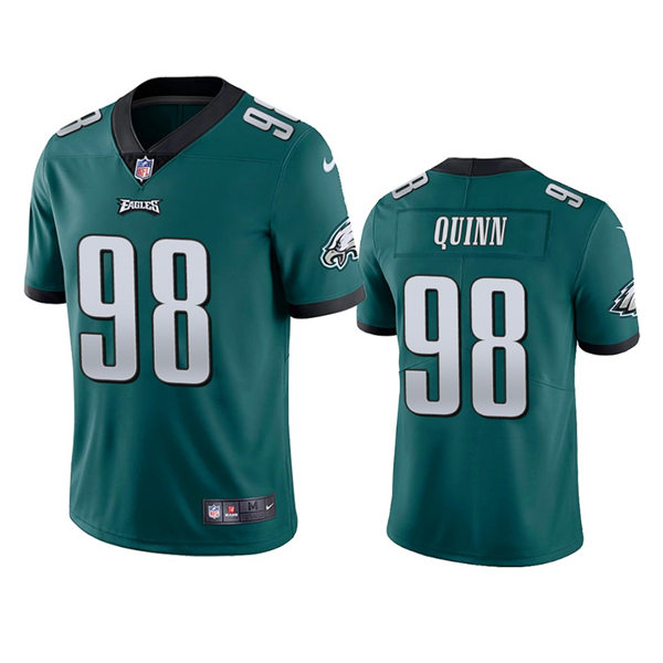 Mens Philadelphia Eagles #98 Robert Quinn Nike Midnight Green Vapor Limited Player Jersey