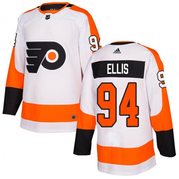 Mens Philadelphia Flyers #94 Ryan Ellis adidas White Away Jersey Stitched