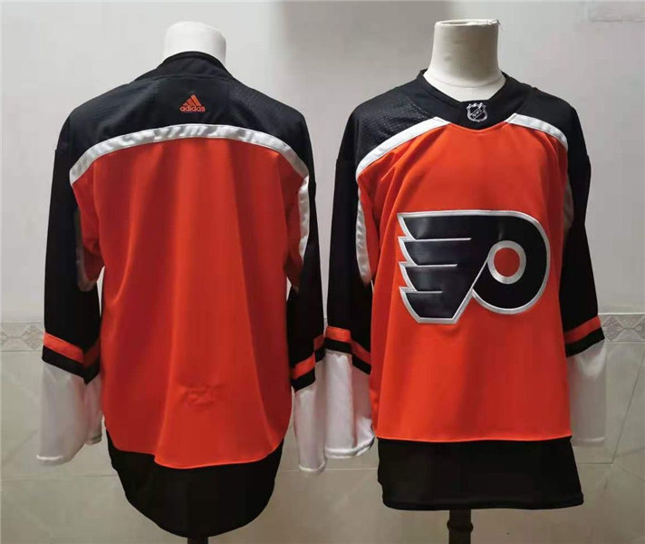 Mens Philadelphia Flyers Blank adidas 2020-21 Reverse Retro Orange Team Jersey Stitched