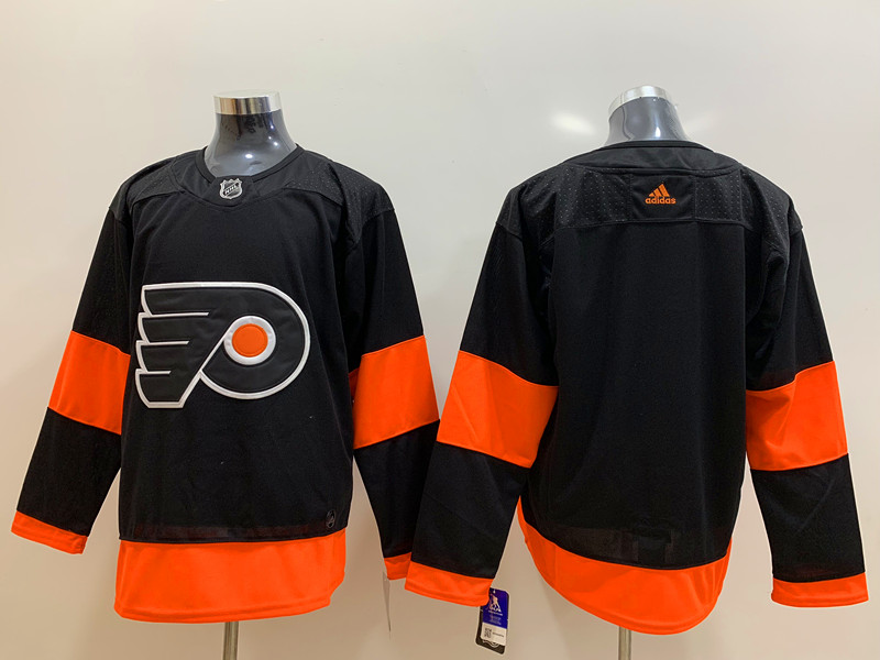 Mens Philadelphia Flyers Blank adidas Black Alternate Team Jersey Stitched