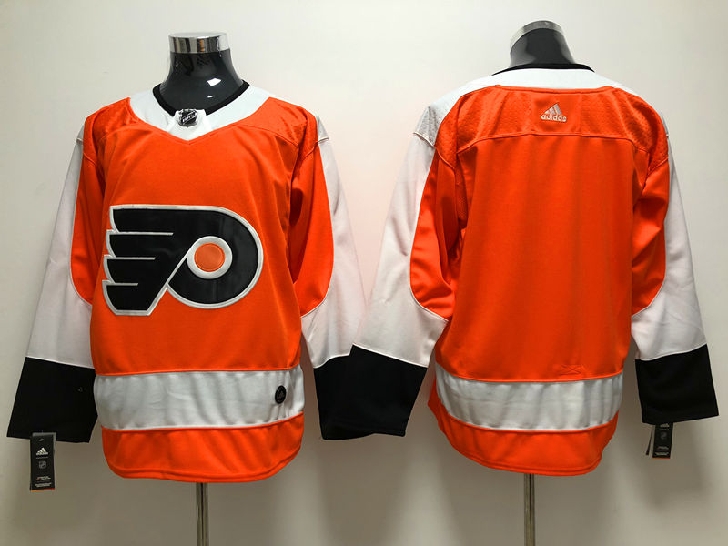 Mens Philadelphia Flyers Blank adidas Orange Authentic Team Jersey Stitched