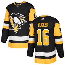 Mens Pittsburgh Penguins #16 Jason Zucker Stitched Adidas Home Black Jersey Stitched