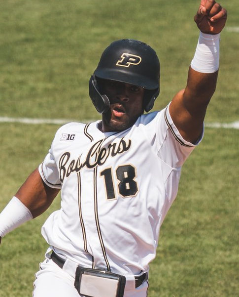 Mens Purdue Boilermakers #18 Miles Simington Nike 2020 White College Baseball Game Jersey