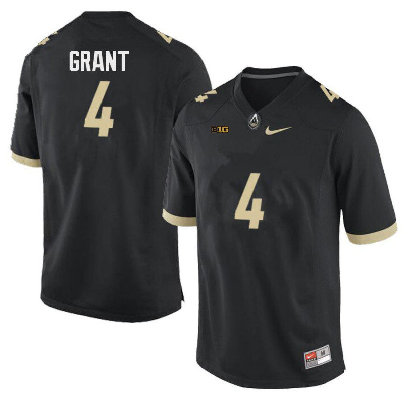 Mens Purdue Boilermakers #4 Marvin GrantNike Black Retro Football Jersey