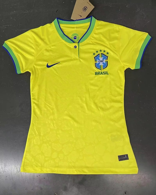 Brazil National Team 2022 World Cup Gold Replica Jersey