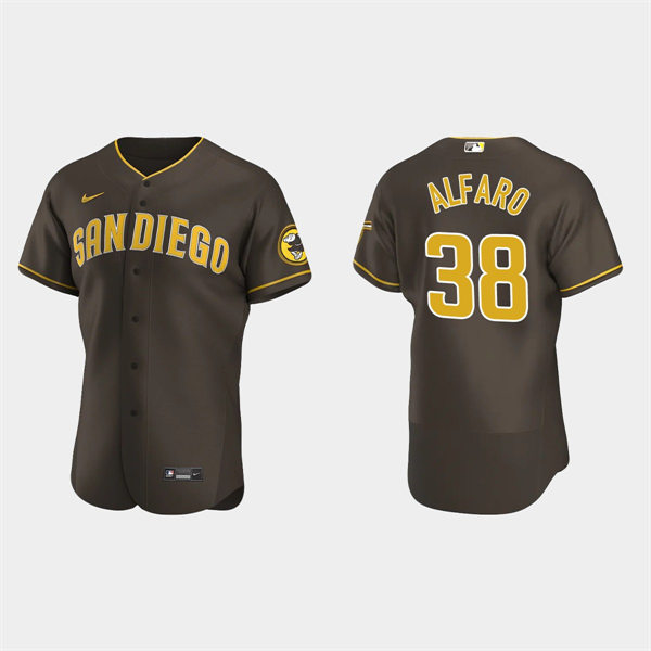 Mens San Diego Padres #38 Jorge Alfaro Road FlexBase Player Jersey