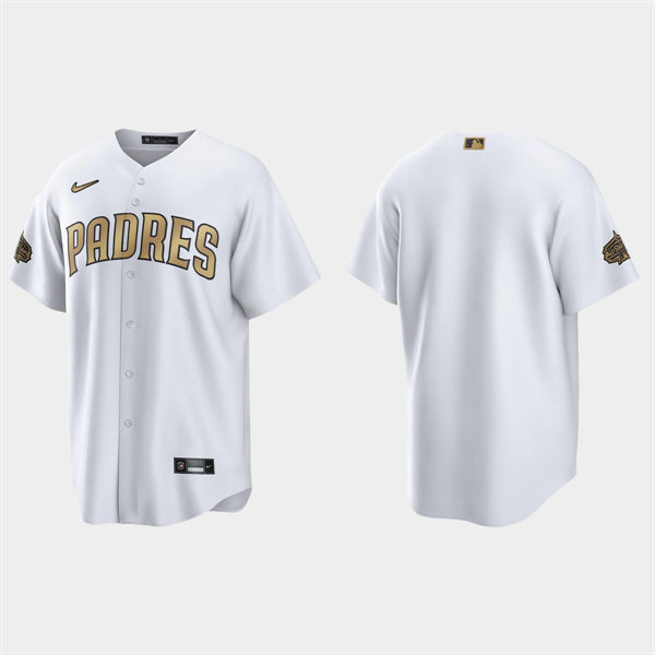 Mens San Diego Padres Blank 2022 MLB All-Star Game Team Jersey - White
