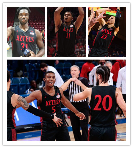 Mens San Diego State Aztecs Custom Kawhi Leonard Michael Cage Jordan Schakel Nathan Mensah Marcus Slaughter Jordan Black Basketball Jersey 