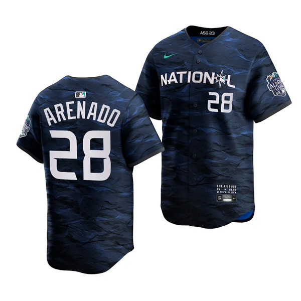 Mens St. Louis Cardinals #28 Nolan Arenado National League 2023 MLB All-Star Game Limited Player Jersey