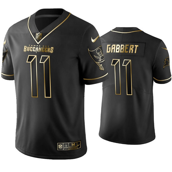 Mens Tampa Bay Buccaneers #11 Blaine Gabbert Nike Black Golden Edition Vapor Limited Jersey