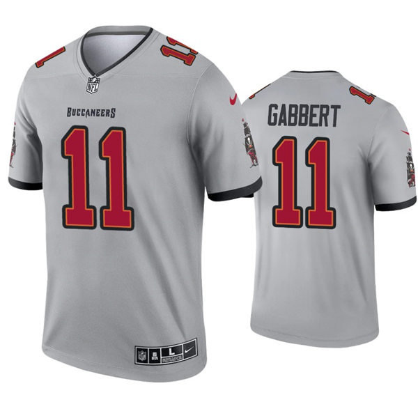 Mens Tampa Bay Buccaneers #11 Blaine Gabbert Nike Gray 2021 Inverted Legend Limited Jersey