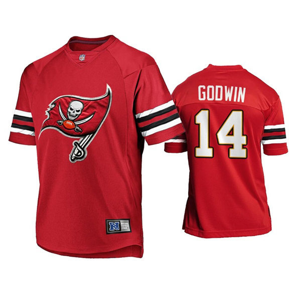 Mens Tampa Bay Buccaneers #14 Chris Godwin Nike 2021 Red Team Logo Icon Jersey