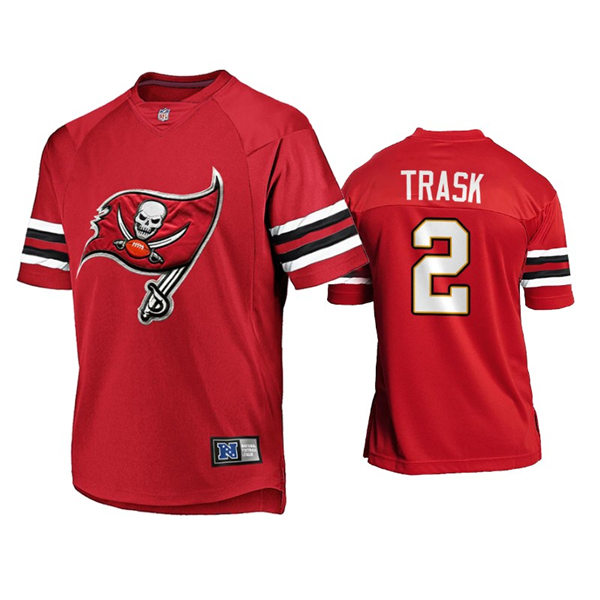 Mens Tampa Bay Buccaneers #2 Kyle Trask Nike 2021 Red Team Logo Icon Jersey