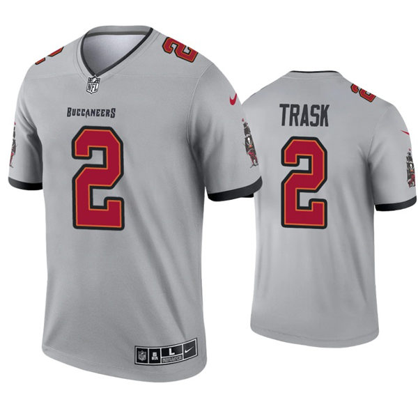 Mens Tampa Bay Buccaneers #2 Kyle Trask Nike Gray 2021 Inverted Legend Limited Jersey