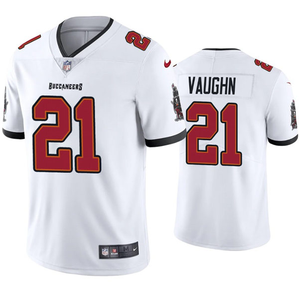Mens Tampa Bay Buccaneers #21 Ke'Shawn Vaughn Nike Road White Vapor Limited Jersey