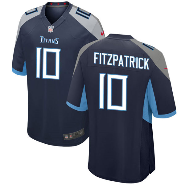 Mens Tennessee Titans #10 Dez Fitzpatrick Nike Navy Vapor Untouchable Limited Jersey