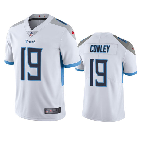 Mens Tennessee Titans #19 Chris Conley White Vapor Untouchable Limited Jersey