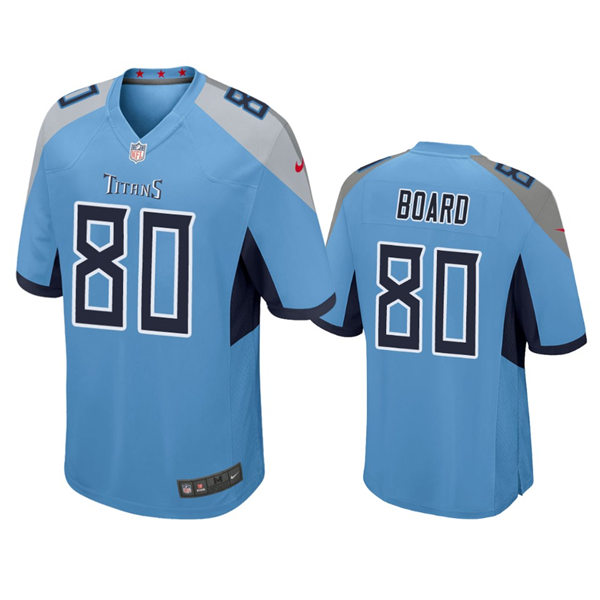 Mens Tennessee Titans #80 C.J. Board Light Blue Alternate Vapor Untouchable Limited Jersey