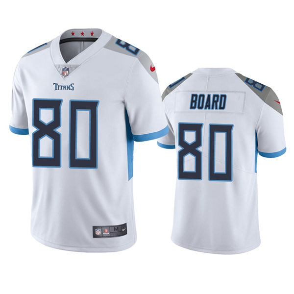 Mens Tennessee Titans #80 C.J. Board White Vapor Untouchable Limited Jersey