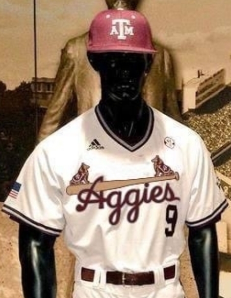 Mens Texas A&M Aggies Custom Bryce Blaum Will Frizzell Zach DeLoach Daniel Mengden Adidas White Pullover Classics Baseball Jersey 