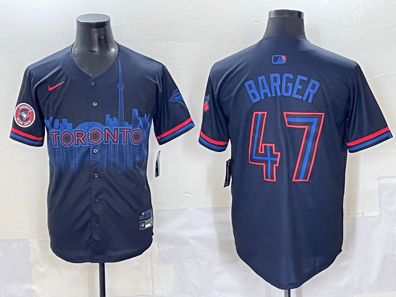 Mens Toronto Blue  Jays  #47 Addison Barger  Jersey