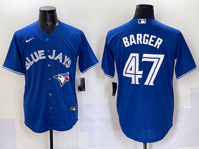Mens Toronto Blue Jays #47 Addison  Barger  Jersey