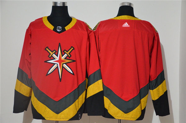 Mens Vegas Golden Knights Blank 2021 Red Season Reverse Retro Team Jersey Stitched