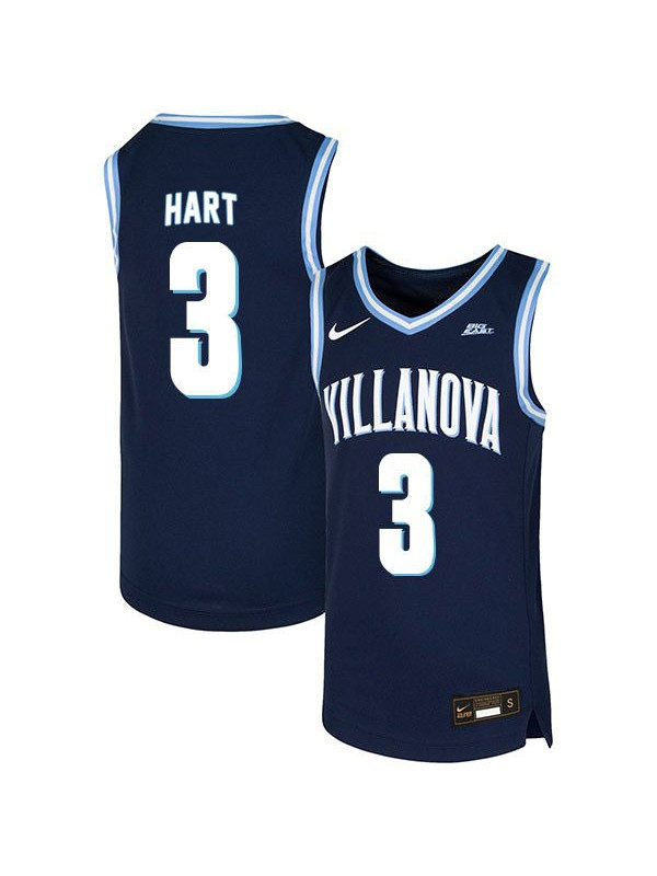 Mens Villanova Wildcats #3 Josh Hart Nike 2018 Navy College Basketball Game Jersey