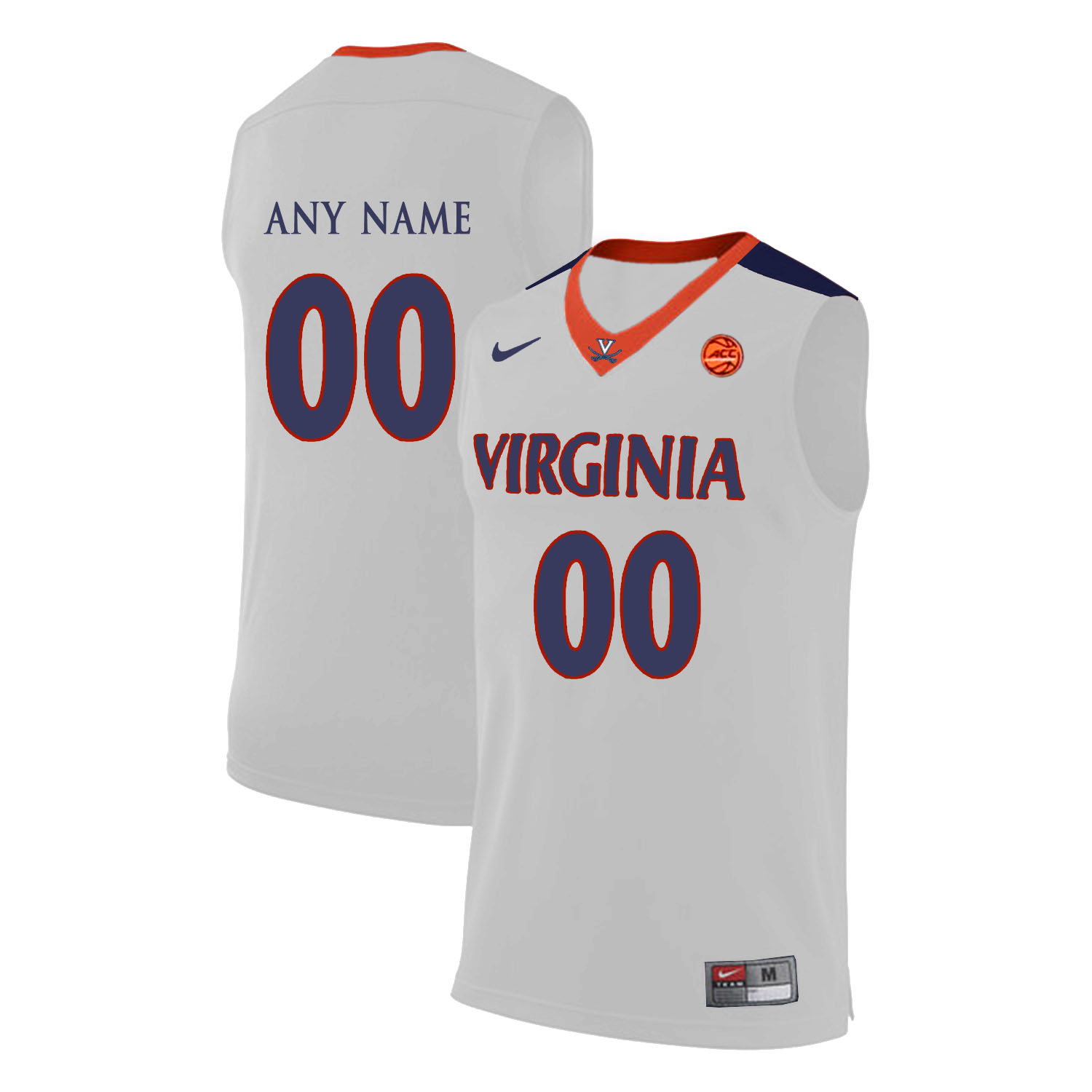 Mens Virginia Cavaliers Custom Jeff Lamp Buzzy Wilkinson Malcolm Brogdon Bryant Stith Ralph Sampson Nike 2019 White Baseball Jersey 