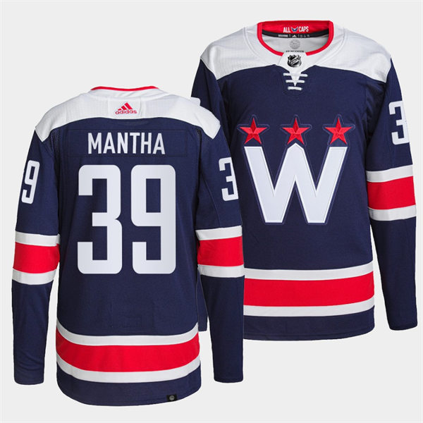 Mens Washington Capitals #39 Anthony Mantha Navy Alternate Primegreen Player Jersey