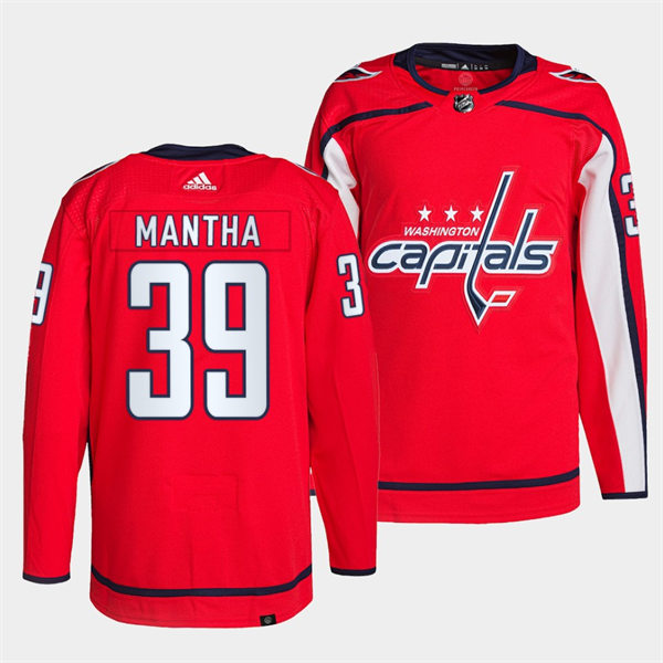 Mens Washington Capitals #39 Anthony Mantha adidas Home Red Jersey