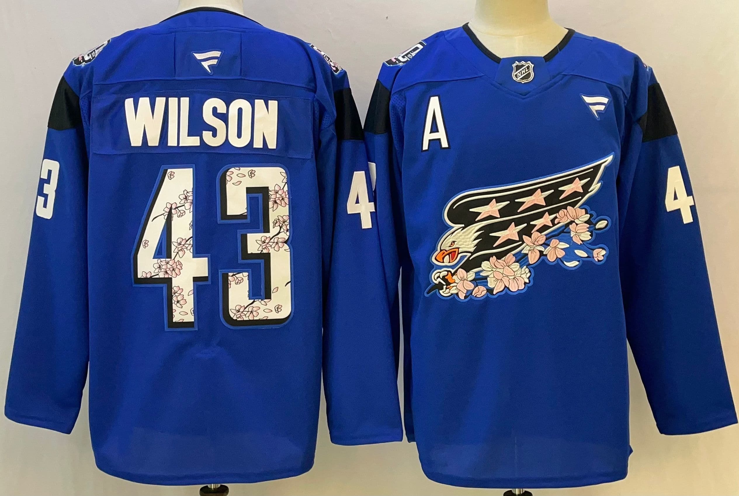 Mens Washington Capitals JERSEY 43 WILSON Jersey