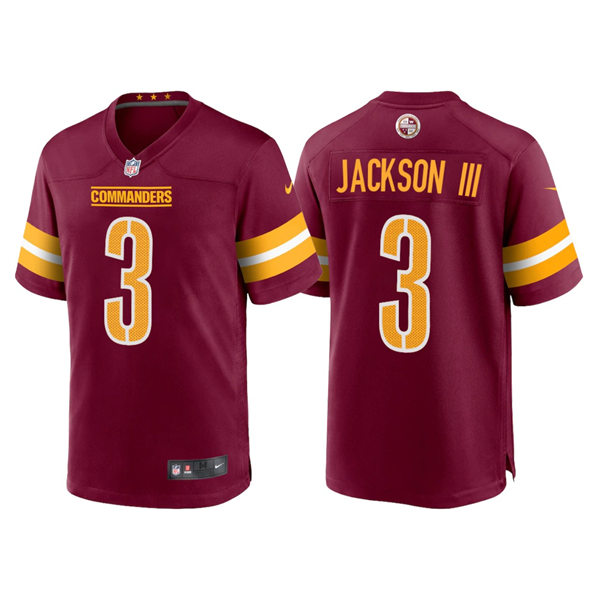 Mens Washington Commanders #3 William Jackson III Nike Burgundy Team Color Vapor Limited Jersey
