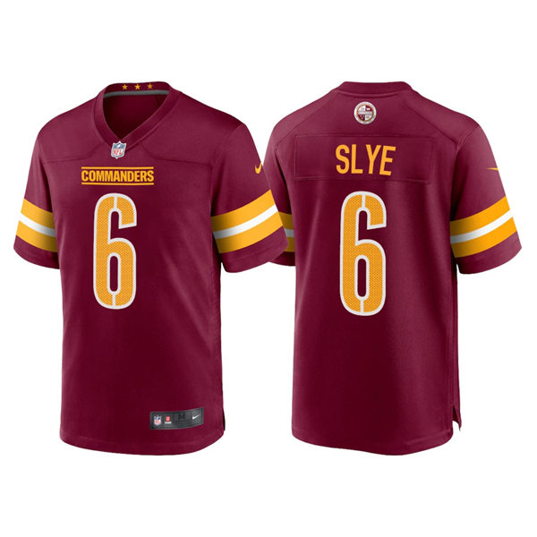 Mens Washington Commanders #6 Joey Slye Nike Burgundy Team Color Vapor Limited Jersey