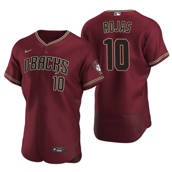 Mens Youth Arizona Diamondbacks #10 Josh Rojas Nike Crimson Alternate FlexBase Jersey