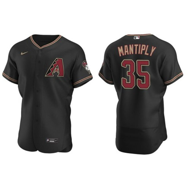 Mens Youth Arizona Diamondbacks #35 Joe Mantiply Nike Black Alternate Flex Base Jersey