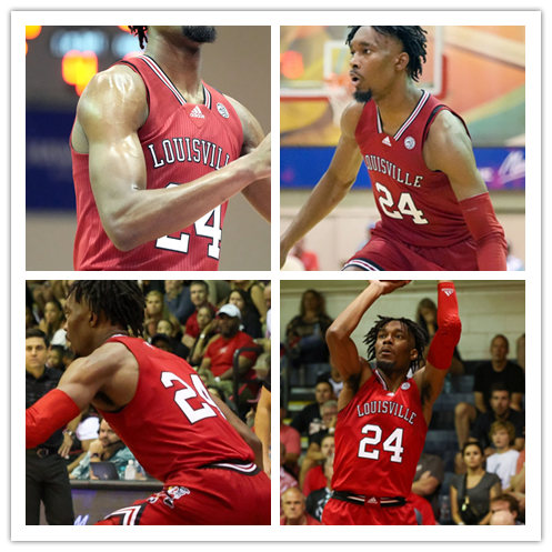 Mens Youth Louisville Cardinals #24 Jae'Lyn Withers 2022-23 College Basketball Game Jersey Red 