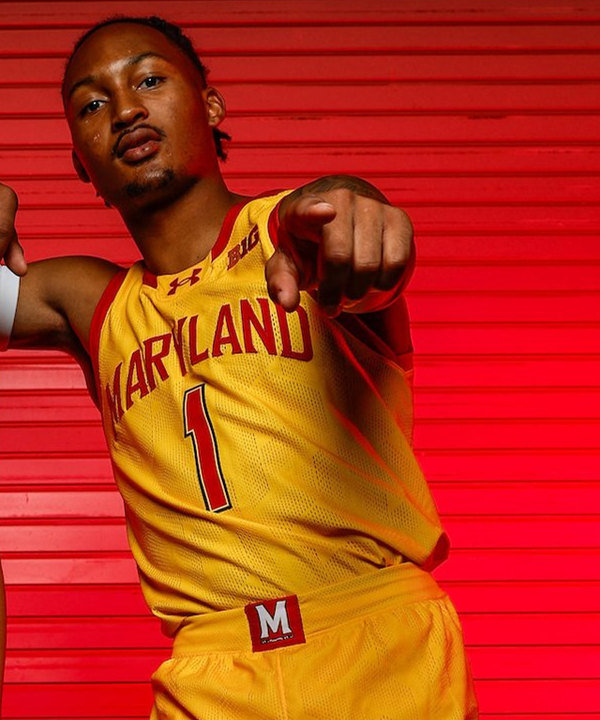 Mens Youth Maryland Terrapins Custom 2023 Black College Basketball Game Jersey