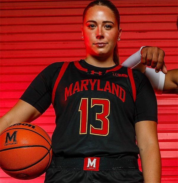 Mens Youth Maryland Terrapins Custom 2023 Black College Basketball Game Jersey1