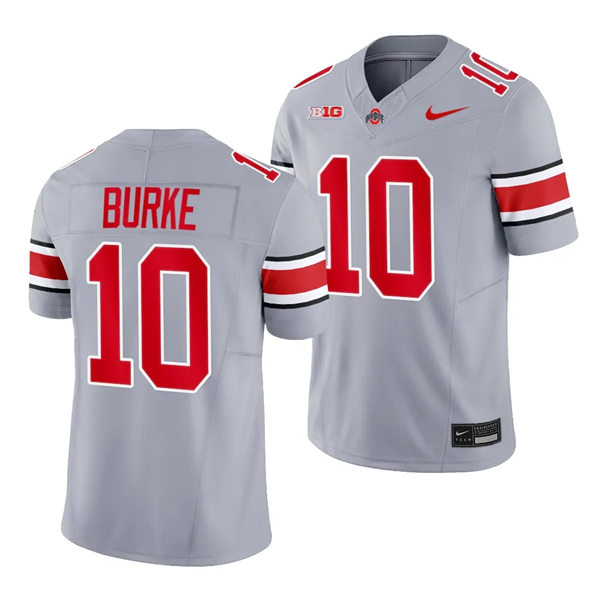 Mens Youth Ohio State Buckeyes #10 Denzel Burke 2023 Alternate Gary Limited Football Jersey