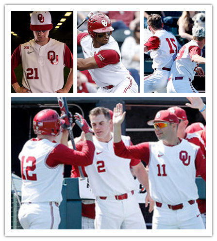 Mens Youth Oklahoma Sooners Custom Nike Cream College Baseball Vest Jersey