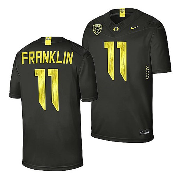 Mens Youth Oregon Ducks #11 Troy Franklin Nike Alternate College Football Game Jersey - Sequoia 