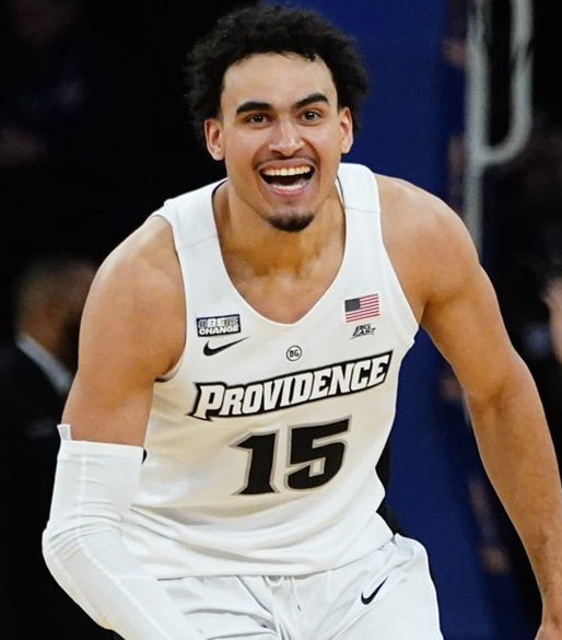 Mens Youth Providence Friars #15 Justin Minaya White 2021-22 College Basketball Game Jersey