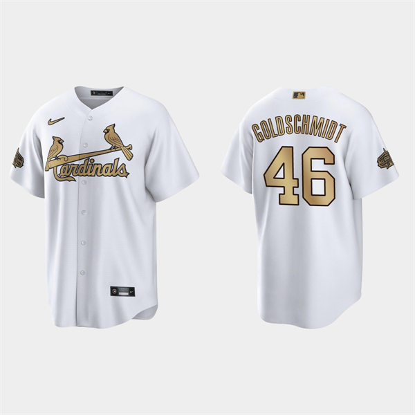 Mens Youth St. Louis Cardinals #46 Paul Goldschmidt 2022 MLB All-Star Game Jersey - White